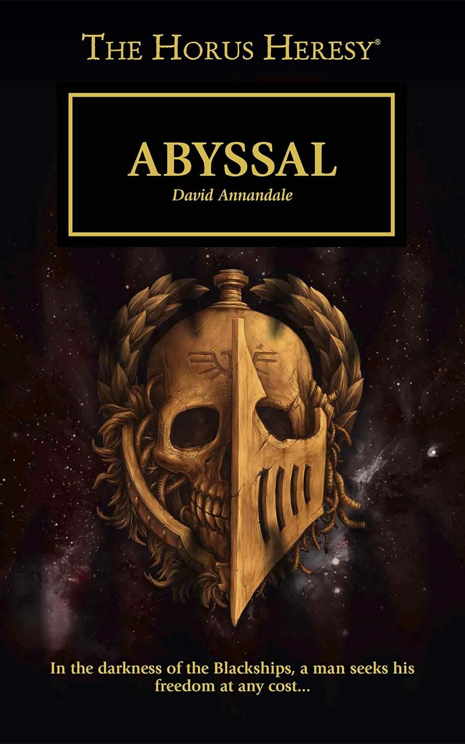 Cover of the ebook edition of 'Abyssal': Prisoner on a Black Ship, surrounded by dangerous psykers and the terrifying Sisters of Silence, ...