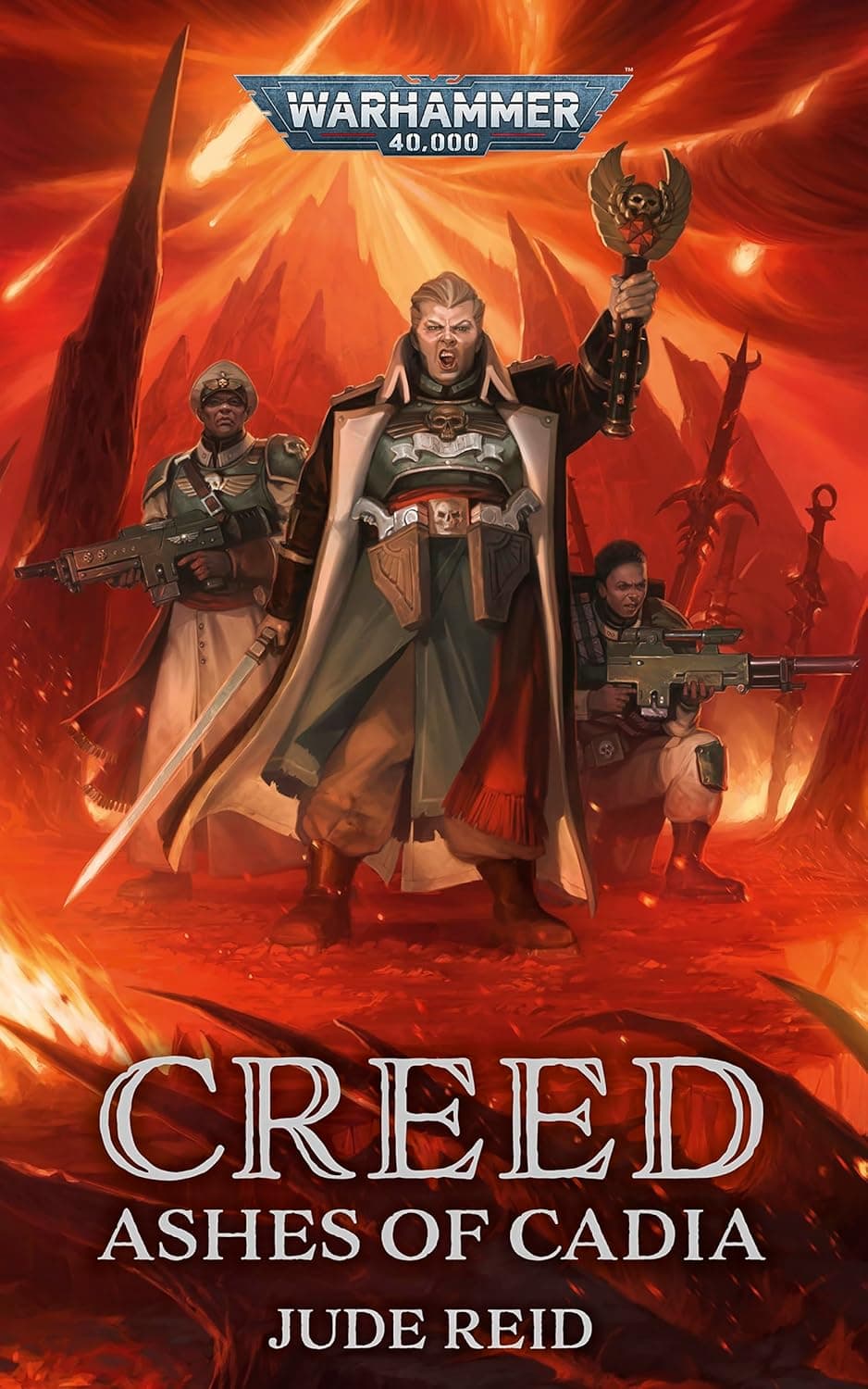 Cover of the paperback edition of 'Creed: Ashes of Cadia'
