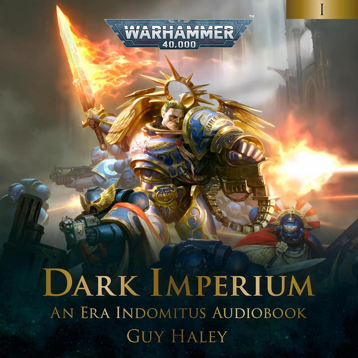 Cover of the audiobook edition of 'Dark Imperium': An Era Indomitus Audiobook