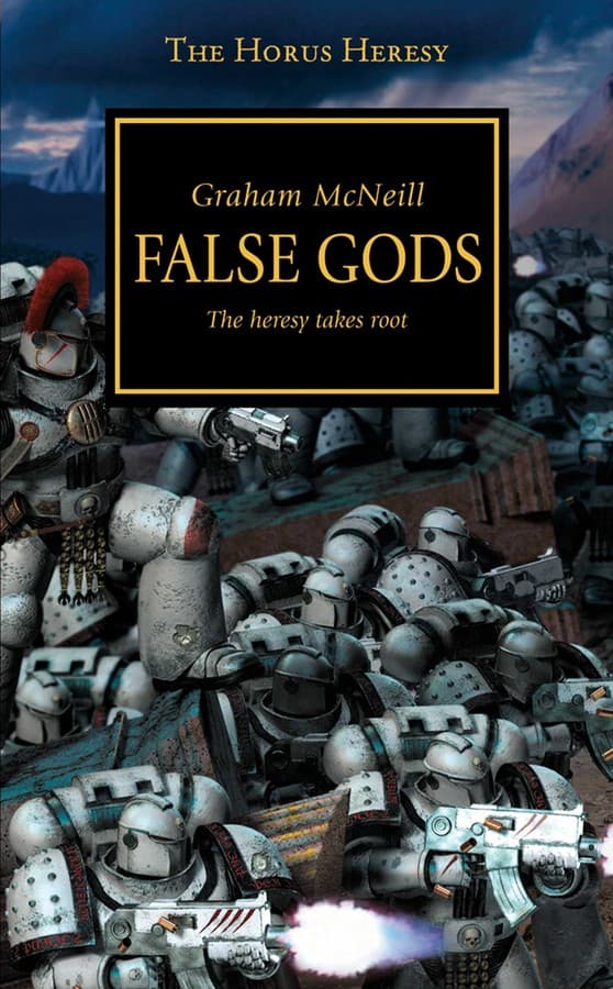 Cover of the paperback edition of 'False Gods': The heresy takes root