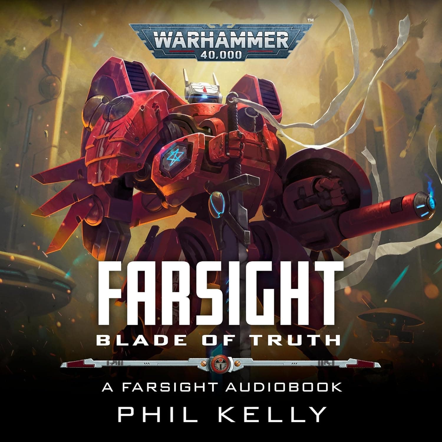Cover of the audiobook edition of 'Farsight: Blade of Truth': A Farsight Audiobook