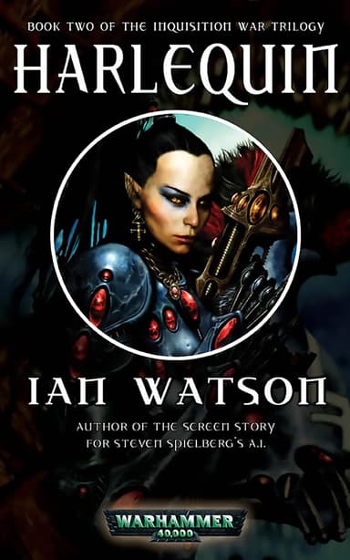Cover of the ebook edition of 'Harlequin': Book Two of The Inquisition War Trilogy