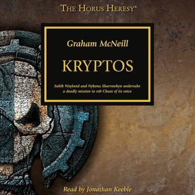 Cover of the audiobook edition of 'Kryptos': Read by Jonathan Keeble