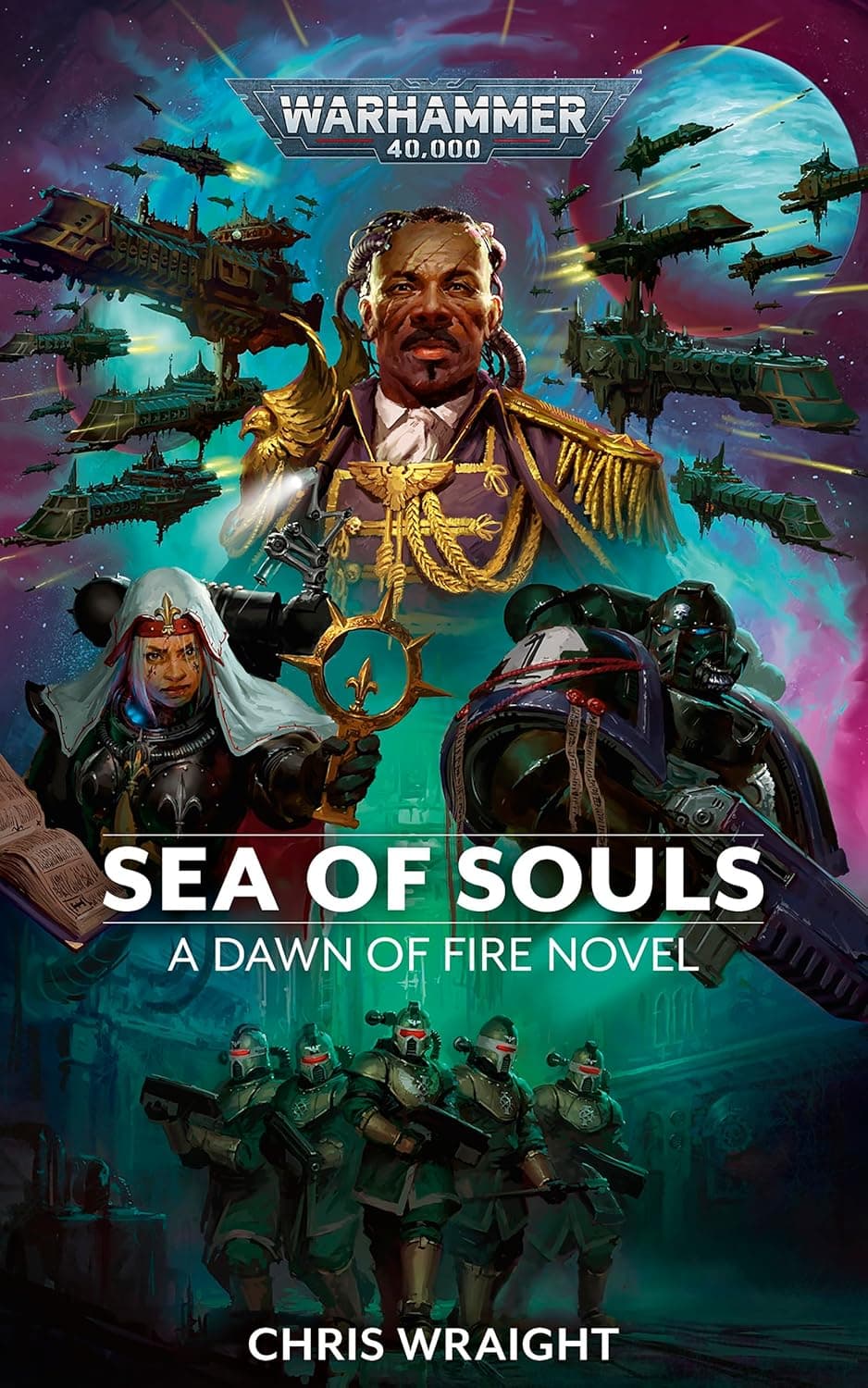 Cover of the paperback edition of 'Sea of Souls': A Dawn of Fire Novel