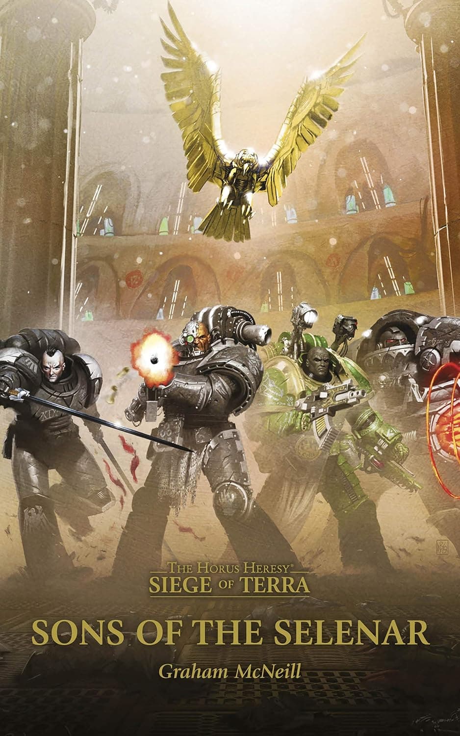 Cover of the hardcover edition of 'Sons of the Selenar'