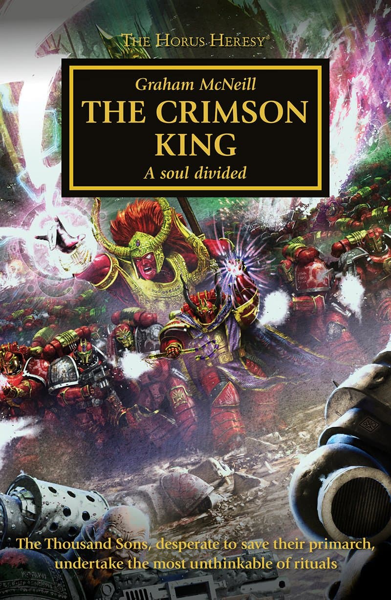 Cover of the paperback edition of 'The Crimson King': A soul divided