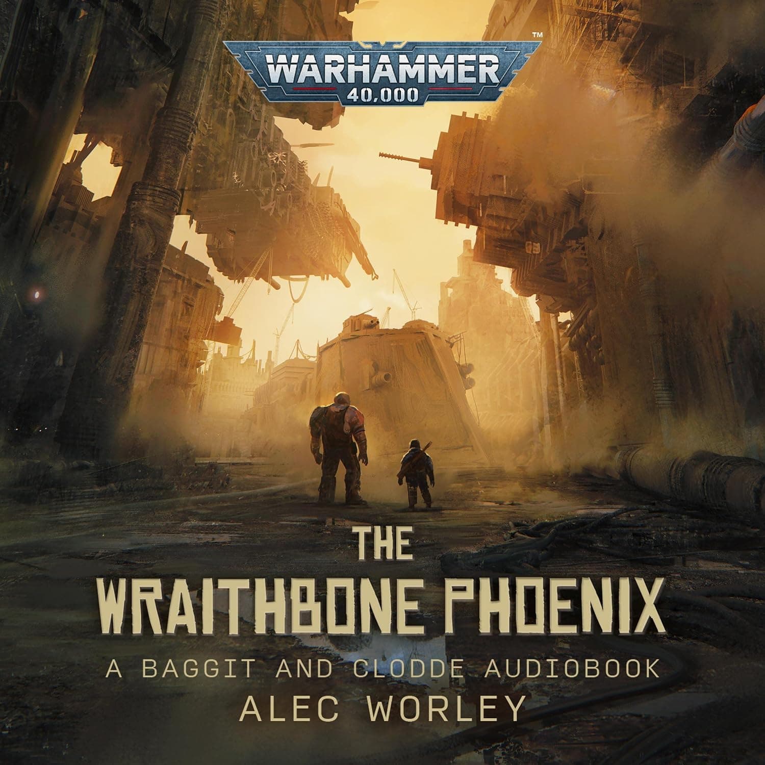 Cover of the audiobook edition of 'The Wraithbone Phoenix': A Baggit and Clodde Audiobook