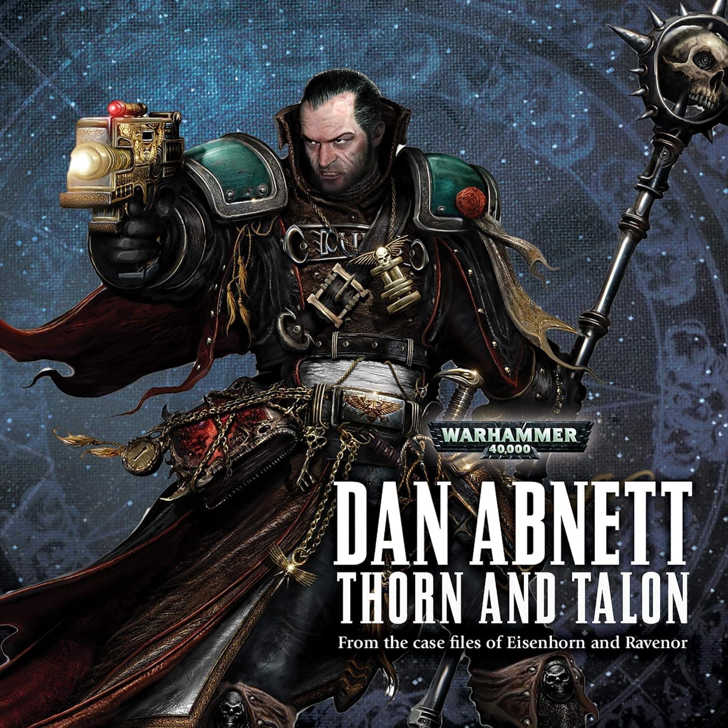 Cover of the audiobook edition of 'Thorn and Talon': From the case files of Eisenhorn and Ravenor