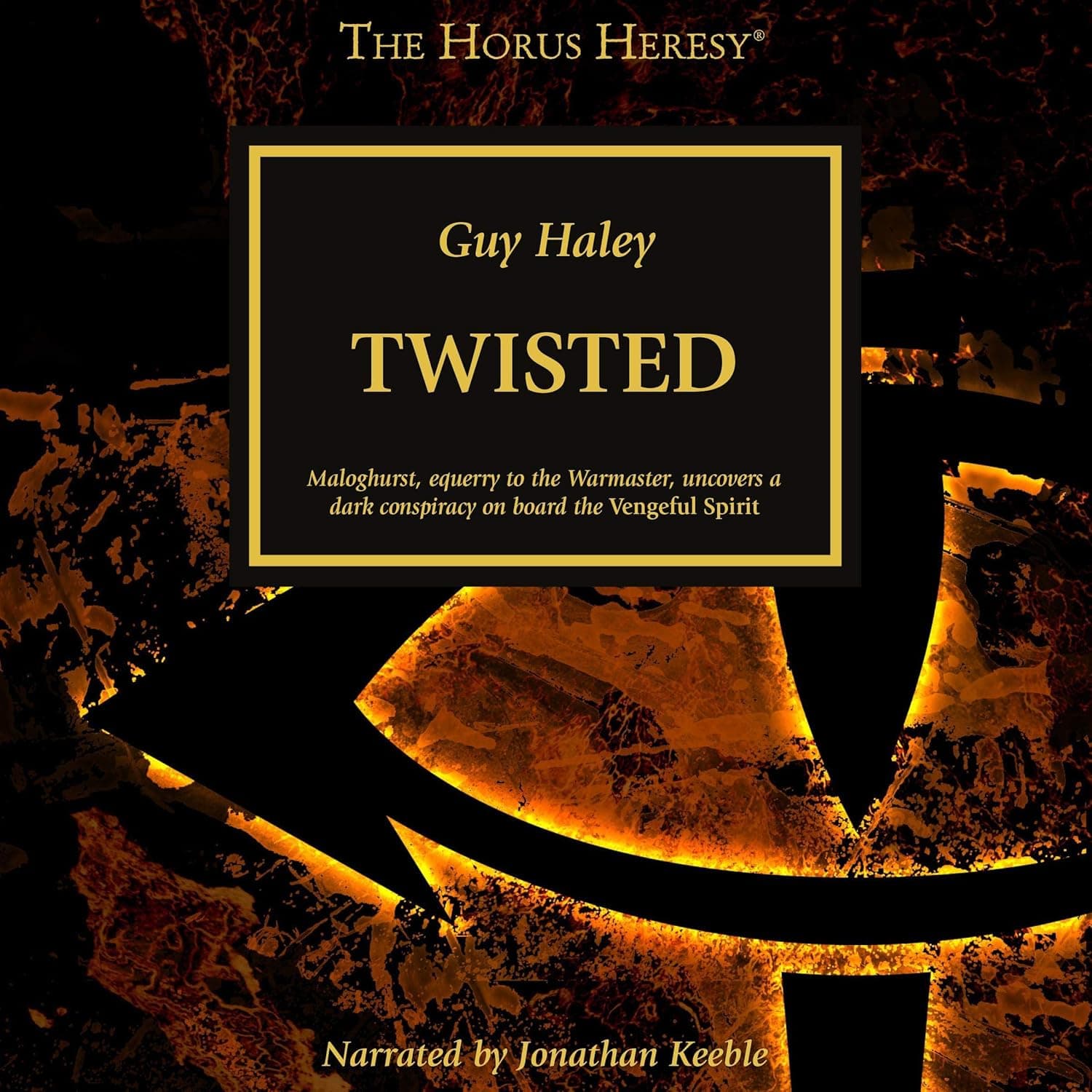 Cover of the audiobook edition of 'Twisted': Narrated by Jonathan Keeble