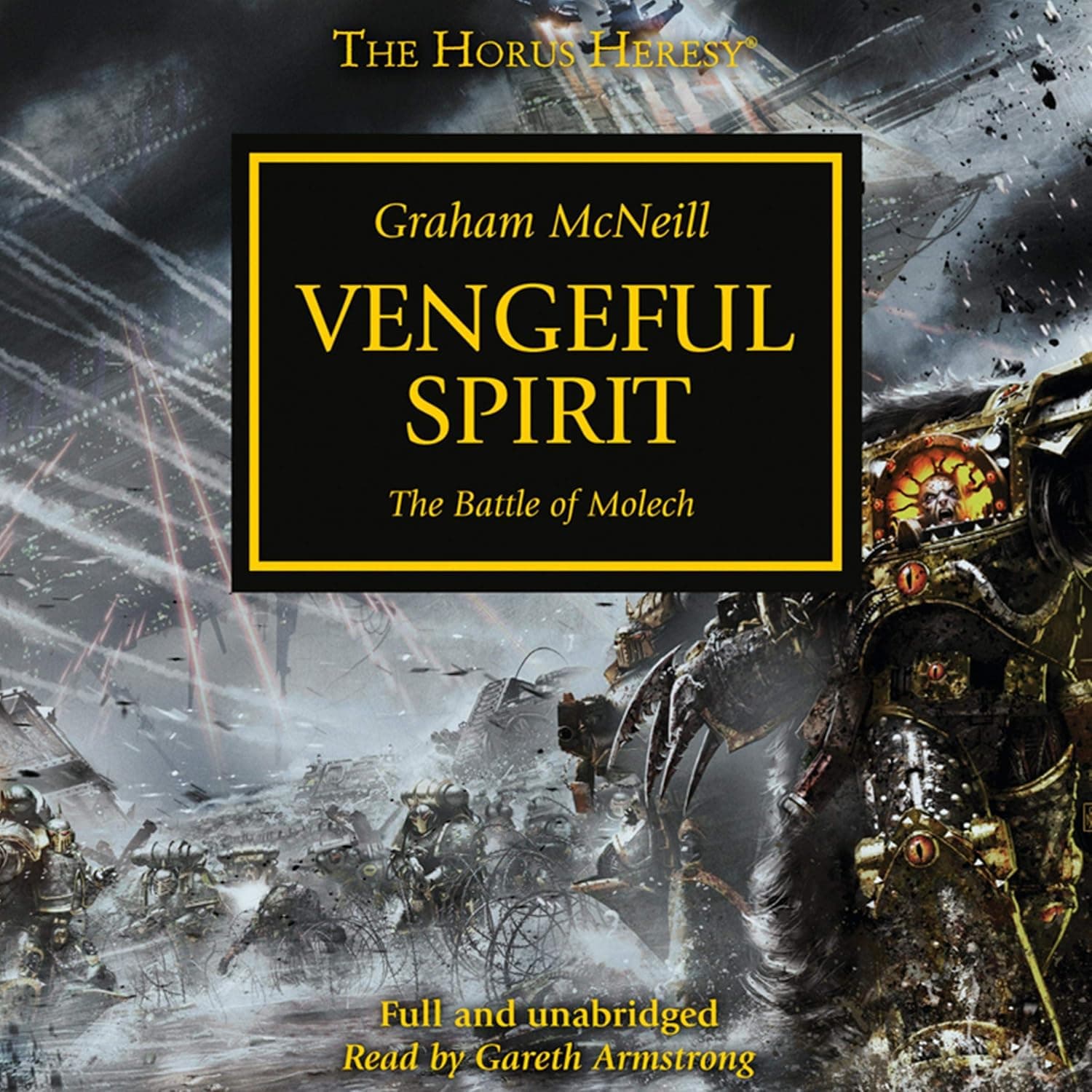Cover of the audiobook edition of 'Vengeful Spirit': The Battle of Molech